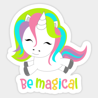 Cute unicorn Sticker